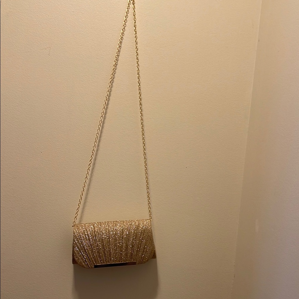 Elegant Gold Evening Clutch